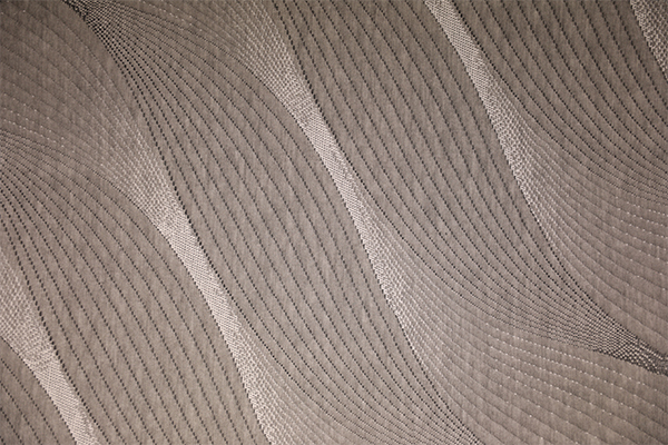 Capa de aire de punto gris en forma de abanico gradiente